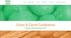Desktop Screenshot of onionandcarrotconference.co.uk